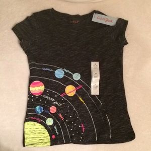 T-shirt with planets